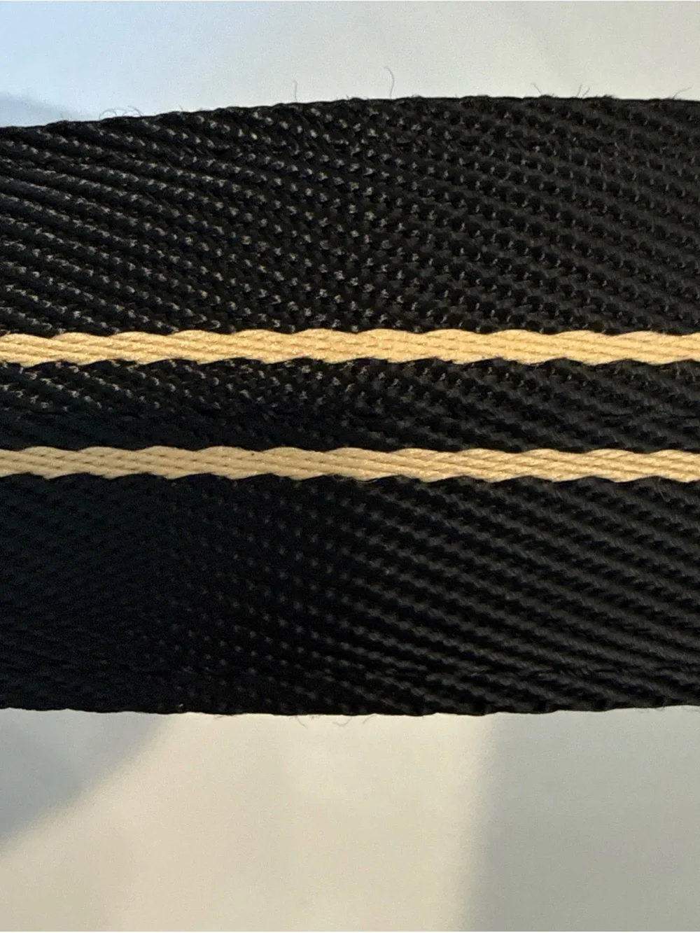 Nexbelt Golf Black & Tan Adjustable Ratchet Belt Gunmetal Texture Buckle